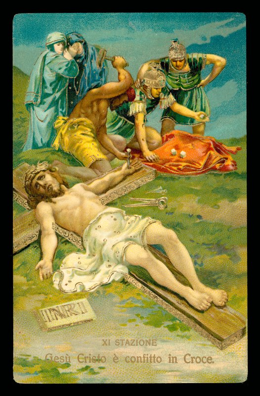 The Stations of the Cross (from a set of 14) by Italian School