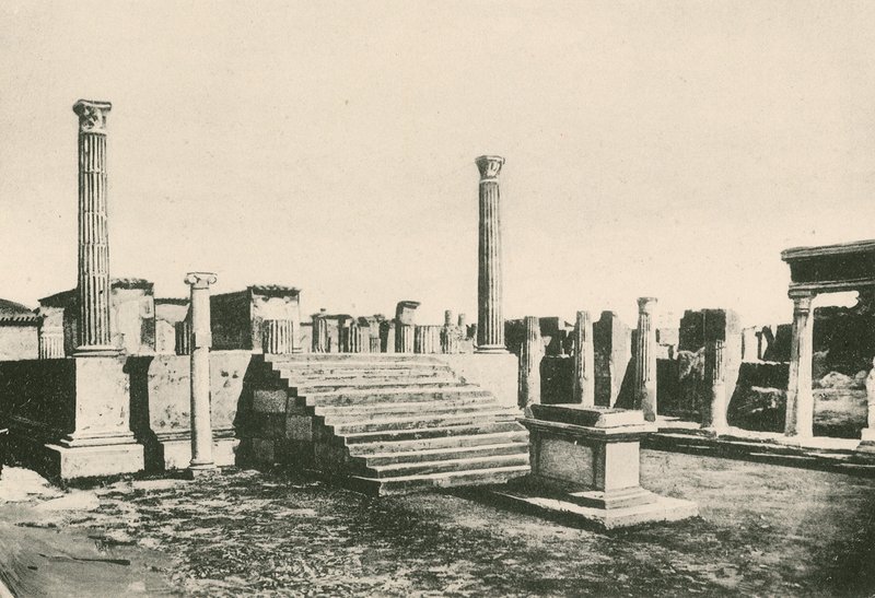 The Temple of Apollo as it is by Italian School