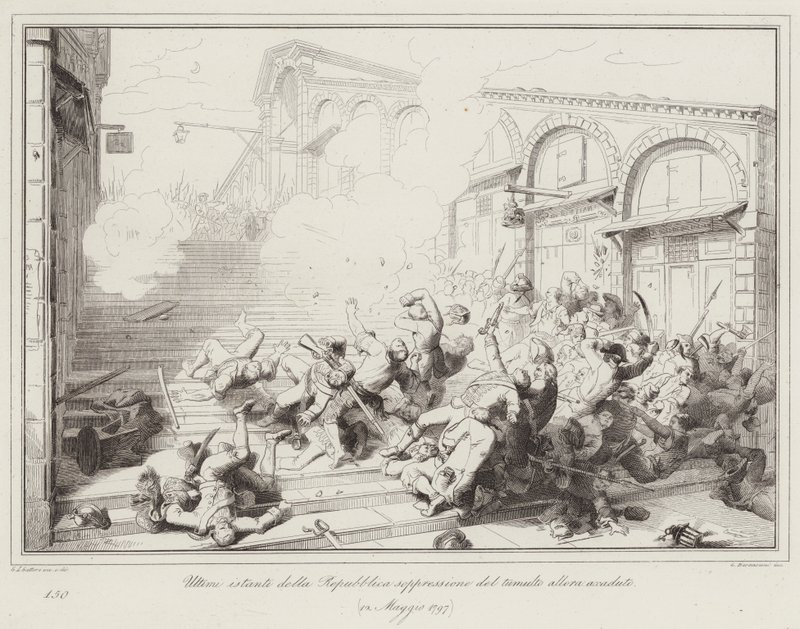 Last Moments of the Republic, Suppression of the Tumult by Italian School