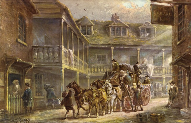 The Tabard Inn, Southwark, London by J.C. Maggs
