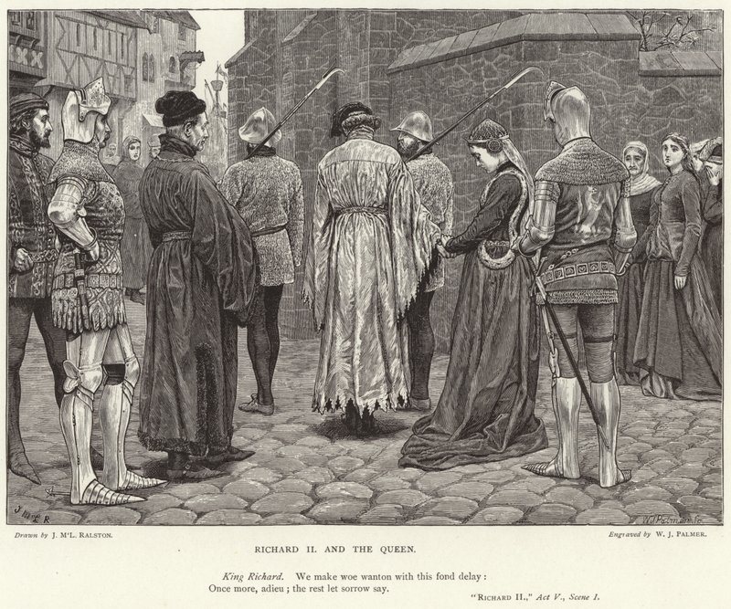 Richard II and the Queen, Richard II, Act V, Scene I by J.M.L. Ralston