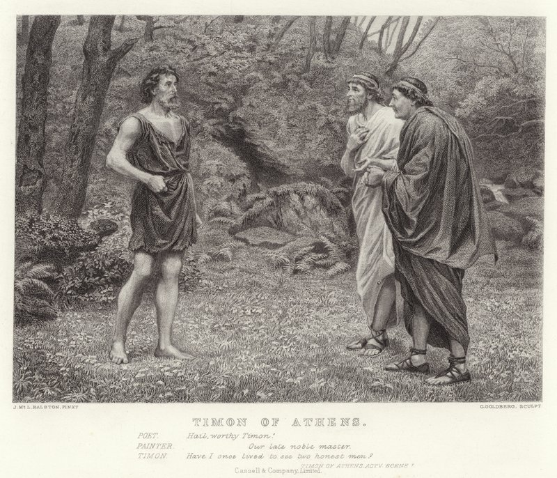 Timon of Athens, Act V, Scene I by J.M.L. Ralston