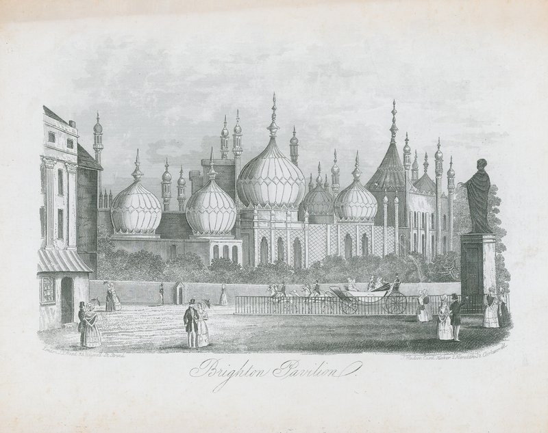 General view of the Brighton Pavilion by J.T. Wood