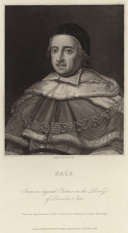 Sir Matthew Hale by J.W. Cook