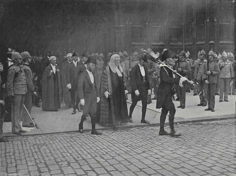 M.P.s Proceeding to the Jubilee Service by J. Benjamin Stone