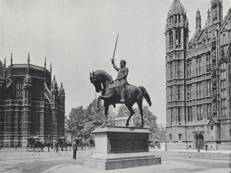 Statue of Richard I by J. Benjamin Stone