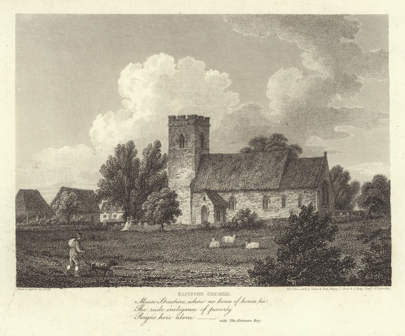 Robert Bloomfield, Poet: Sapiston Church by J. Greig
