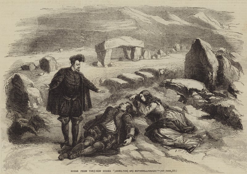 Scene from the New Drama, Hamilton of Bothwellhaugh by J. H. Nicholson