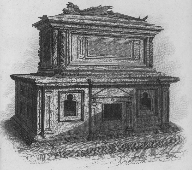 The Tomb of Henry the Third, Westminster Abbey by John Preston Neale