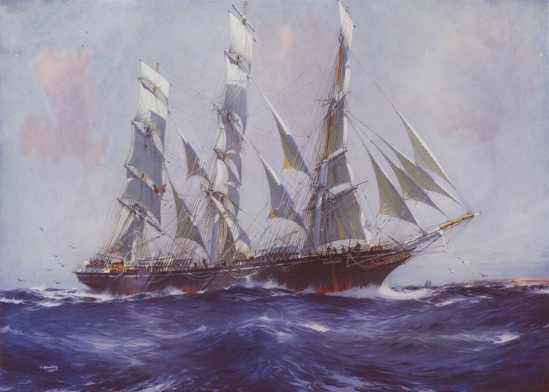 Clipper Ship Blackadder by Jack after Spurling