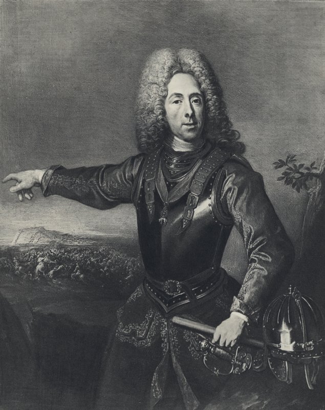 Prince Eugene Of Savoy by Jacques or Jakobus van (after) Schuppen
