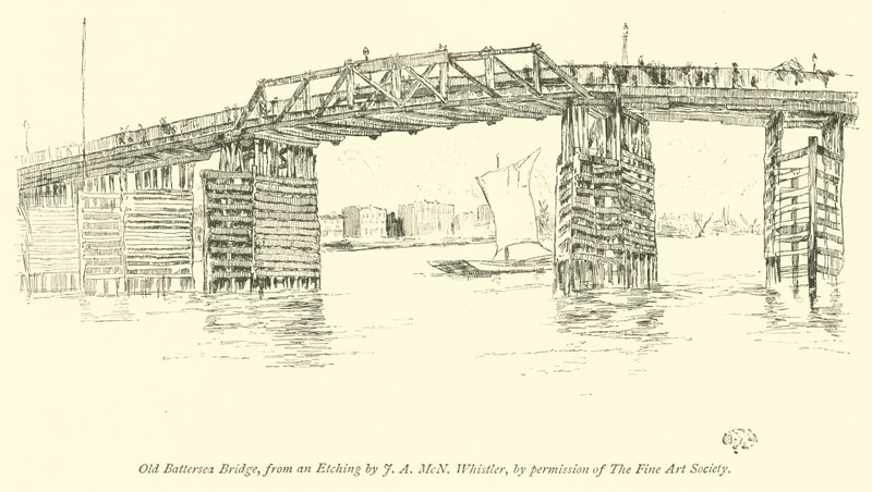 Old Battersea Bridge by James Abbott McNeill Whistler
