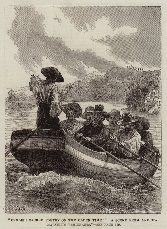 English Sacred Poetry of the Olden Time, a Scene from Andrew Marvell