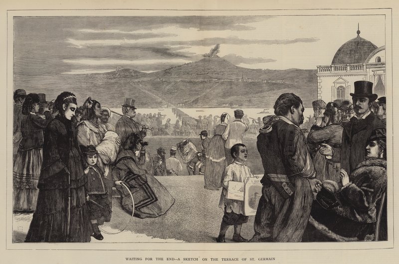 Waiting for the End, a Sketch on the Terrace of St Germain by James Dromgole Linton