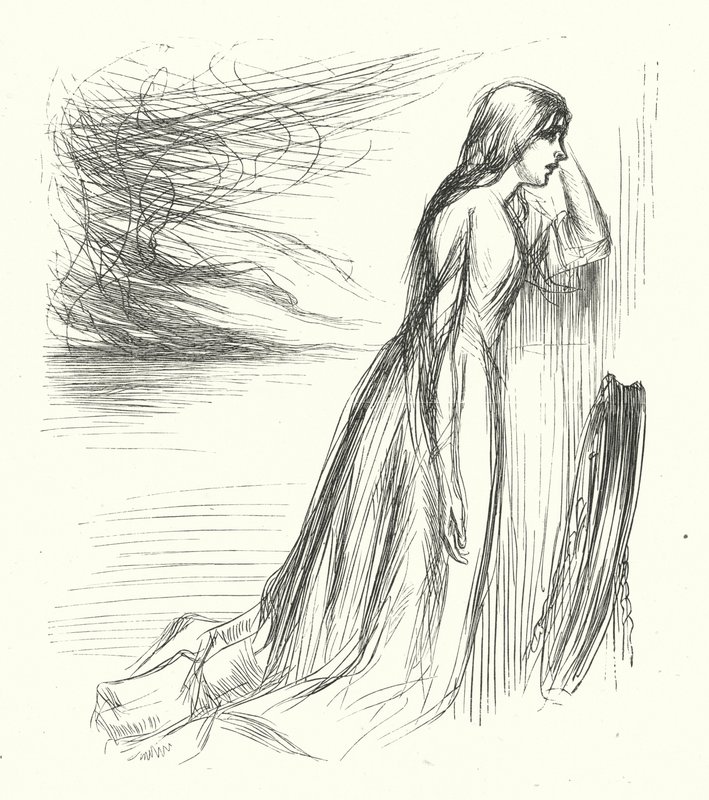 Left His Home by James Abbott McNeill (after) Whistler