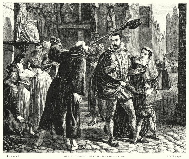 Time of the Persecution of the Reformers in Paris by James Clarke Hook