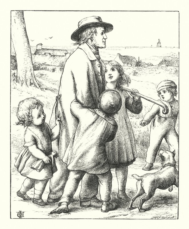 An Autumn Sabbath Walk by James Dawson Watson
