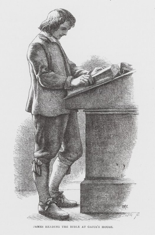 James Reading the Bible at Gaius