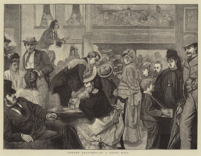 London Sketches, at a Music Hall by James Dromgole Linton