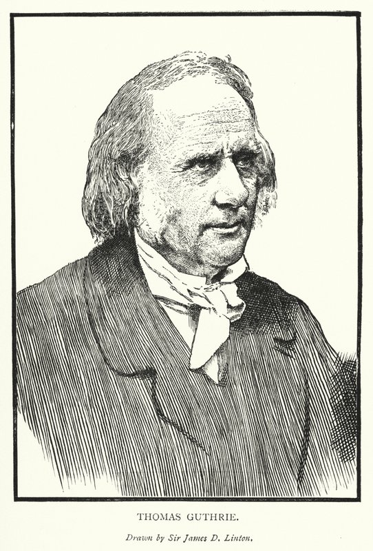 Thomas Guthrie (engraving) by James Dromgole Linton