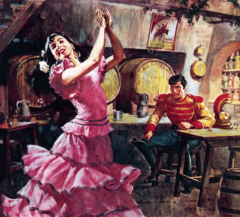 Carmen and Don Jose by James Edwin McConnell