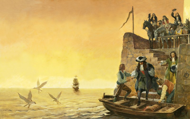Departure of James II by James Edwin McConnell