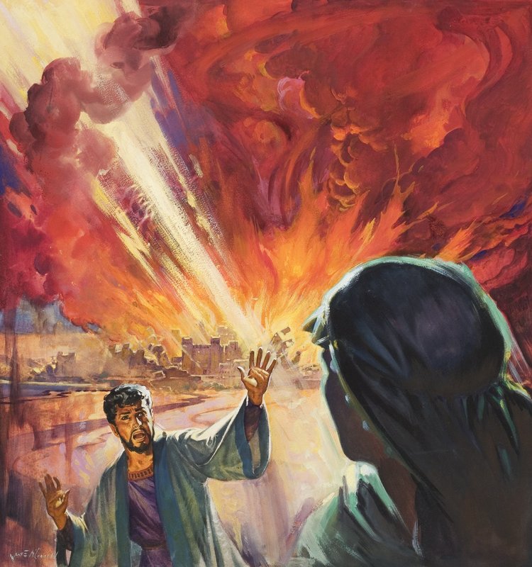 Destruction of Sodom and Gomorrah by James Edwin McConnell