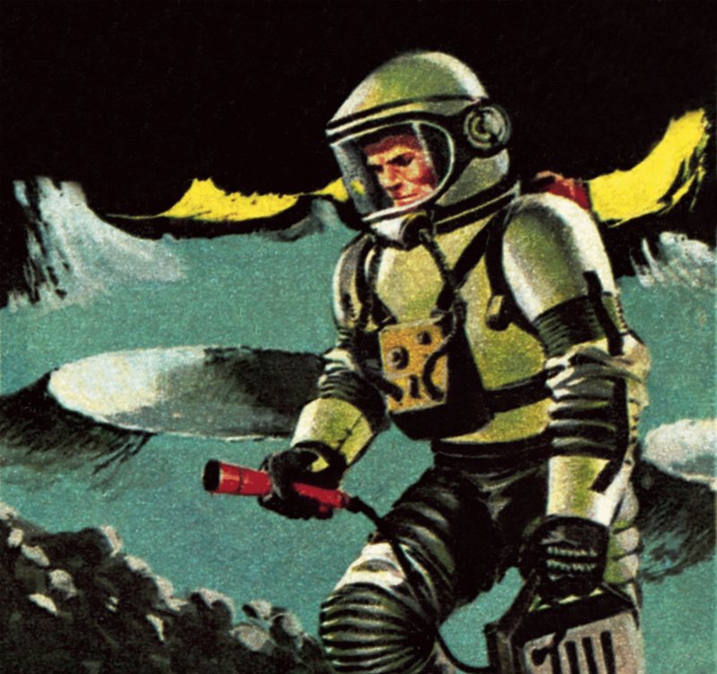Man on the Moon, as Imagined in 1964 by James Edwin McConnell