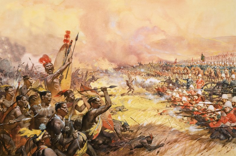 Massacre at Ulundi by James Edwin McConnell