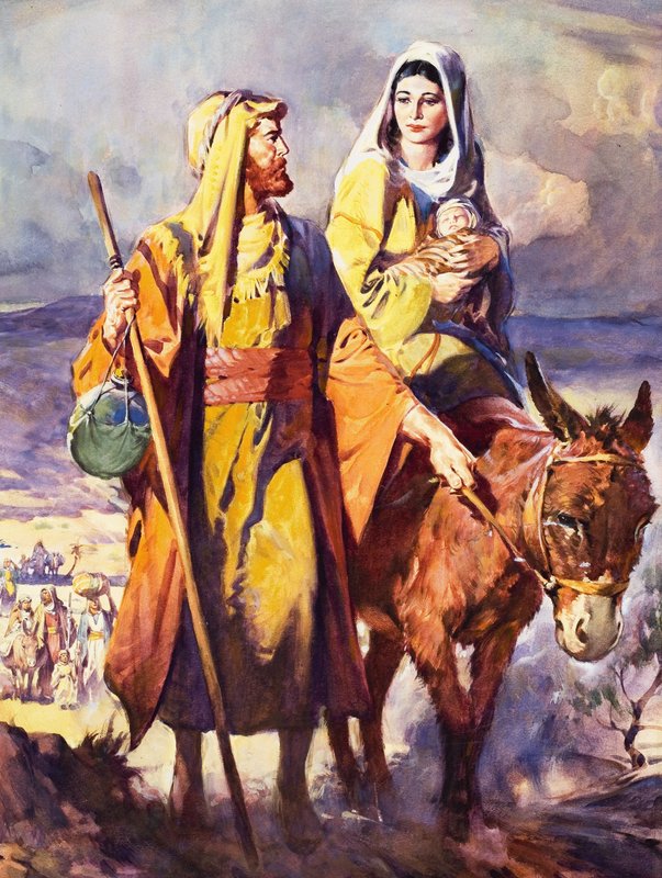 The Flight into Egypt by James Edwin McConnell