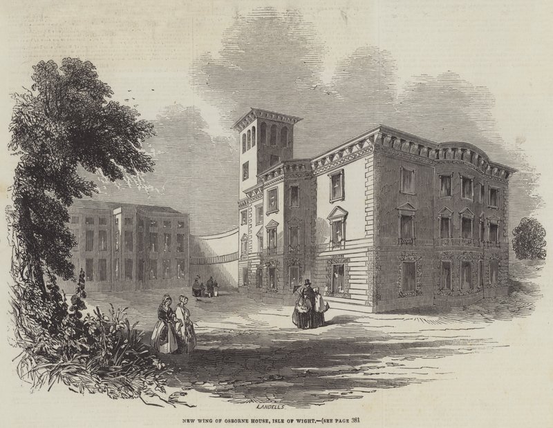 New Wing of Osborne House, Isle of Wight by James Herring