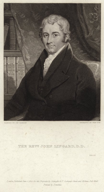 Portrait of John Lingard by James Ramsay