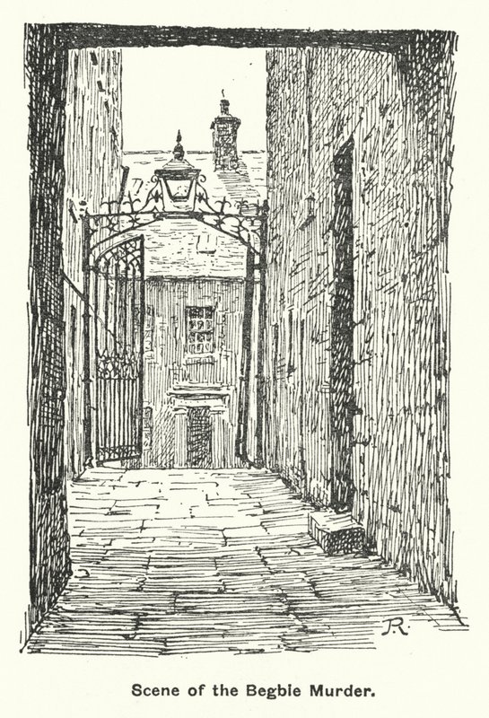 Scene of the Begbie Murder by James Riddel