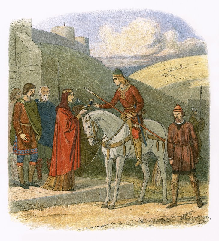 Edward murdered at Corfe by James William Edmund Doyle