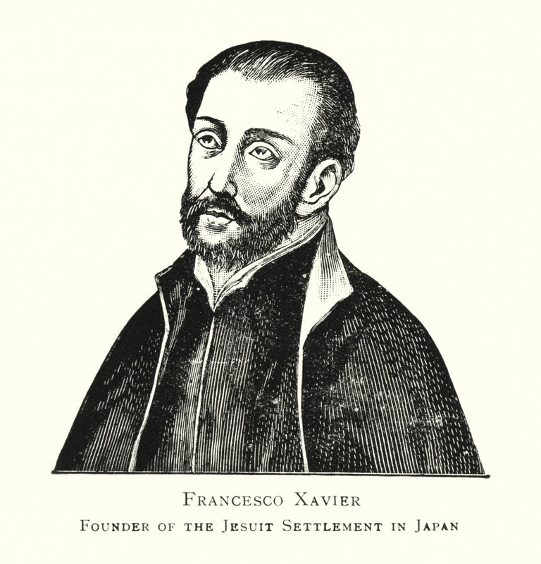 Francesco Xavier, Founder of the Jesuit Settlement in Japan by Japanese School