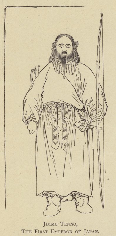 Jimmu Tenno, The First Emperor of Japan by Japanese School