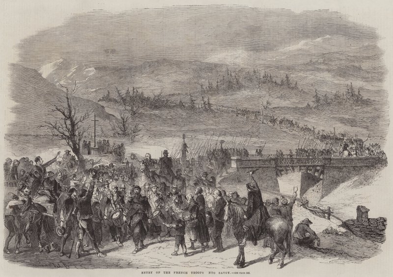 Entry of the French Troops into Savoy by Jean Adolphe Beauce