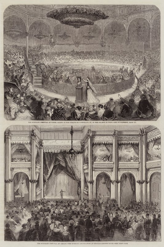 The Schiller Festival by Jean Adolphe Beauce