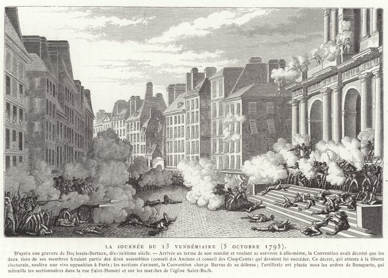 The Day of 13 Vendemiaire (5 October 1795) by Jean Duplessis Bertaux