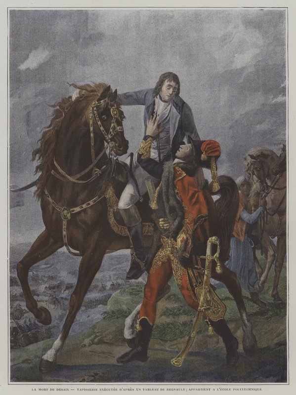 The Death of General Desaix at the Battle of Marengo, 1800 by Jean Baptiste Regnault