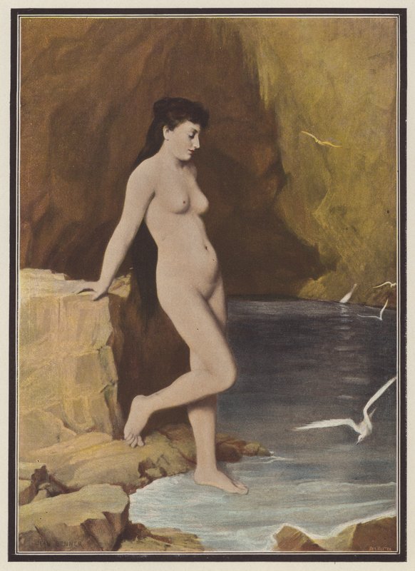 Nymph in a Grotto by Jean Benner