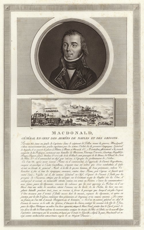 Portrait of Jacques MacDonald, duke of Taranto by Jean Duplessi Bertaux