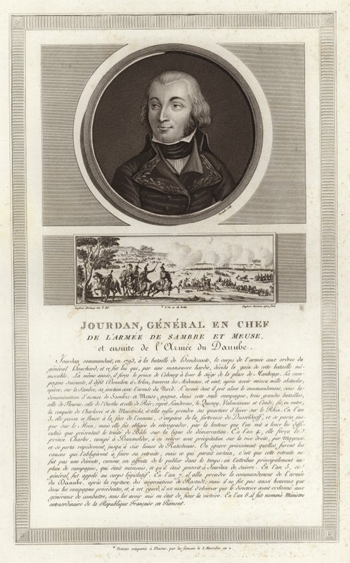 Portrait of Jean-Baptiste Jourdan, Comte Jourdan by Jean Duplessi Bertaux