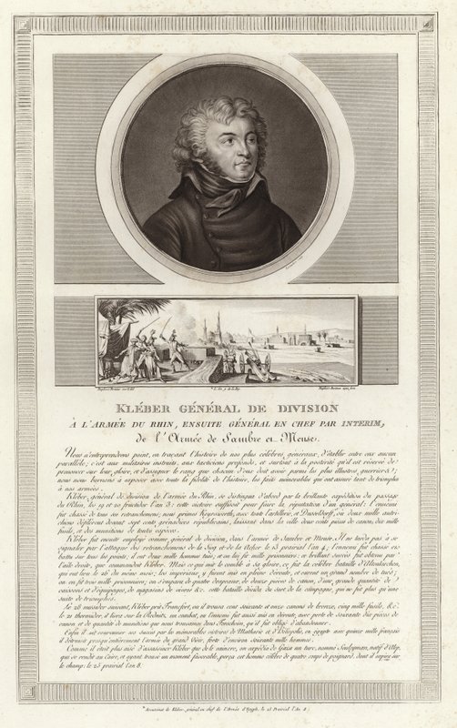 Portrait of Jean Baptiste Kleber by Jean Duplessi Bertaux