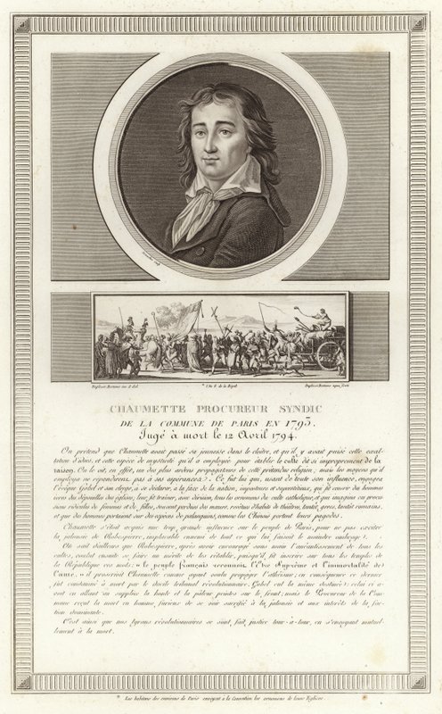 Portrait of Pierre Gaspard Chaumette by Jean Duplessi Bertaux