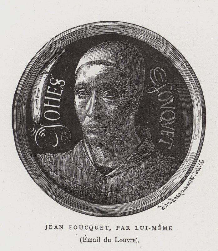 Self-Portrait of the 15th Century French Painter Jean Foucquet by Jean Fouquet