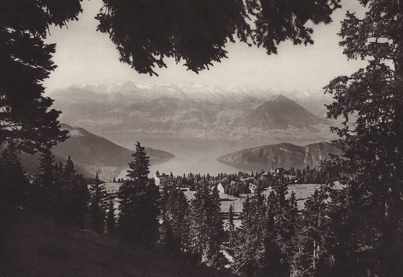 Rigi Kaltbad, View of Lake Lucerne by Jean Gaberell