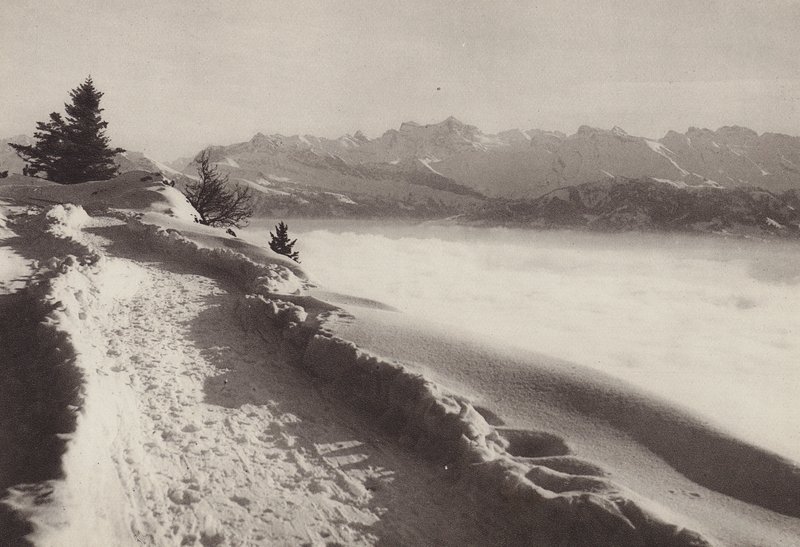 Rigi Kaltbad, Sunny Winter Day by Jean Gaberell