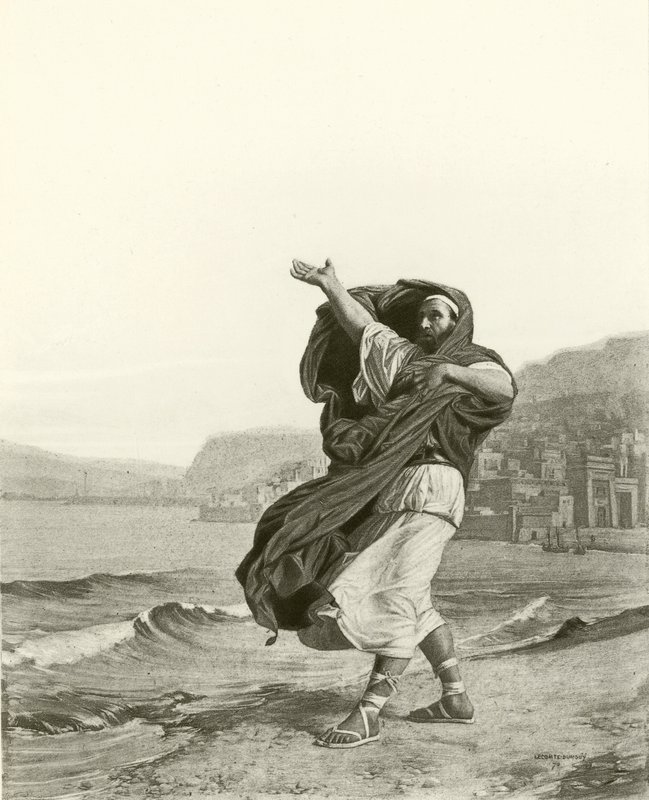 Demosthenes Practicing Oratory by Jean Jules Antoine Lecomte du Nouy