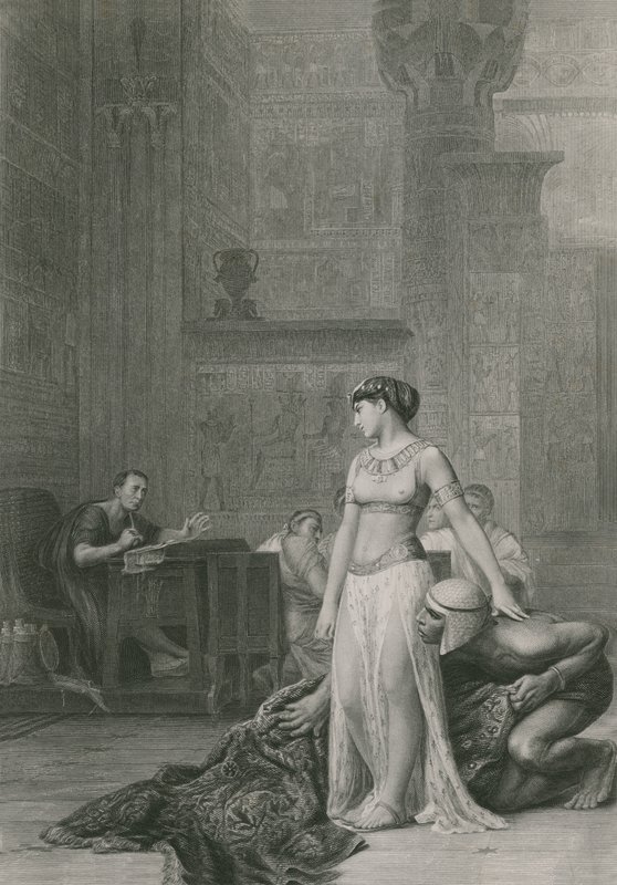 Cleopatra and Caesar by Jean Leon Gerome